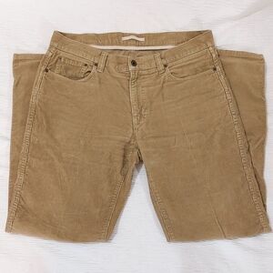 L.L. Bean Men's Corduroy Pants in Light Brown